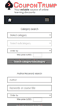 Mobile Screenshot of coupontrump.com